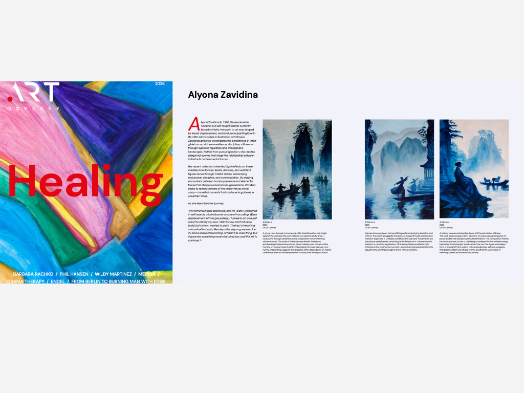 Healing through art — ART Odyssey: HEALING Magazine